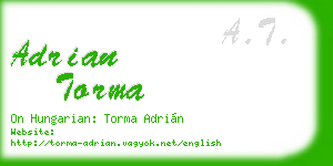 adrian torma business card